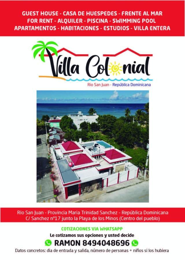 Vilaa Colonial Suite N 7, Basic Exterior Río San Juan Kültér fotó